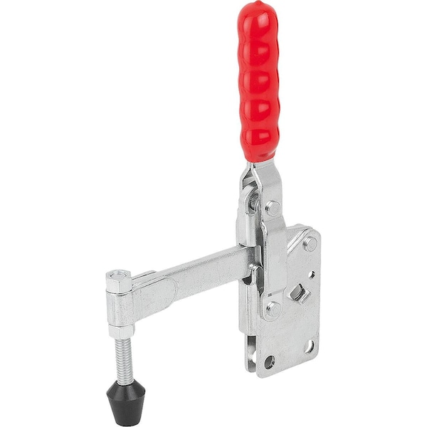 Kipp Toggle Clamp Vertical , Vertical Foot F2=4000, Full Holding Arm M10X85, Steel Zinc Plated, K1251.04000 - main